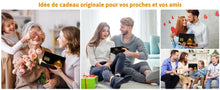 Charger l&#39;image dans la galerie, Diffuseur d&#39;huiles essentielles 3 en 1 au sel rose de l&#39;Himalaya 100% pur, et lampe avec lumière effet flamme (7 couleurs), diffuseur aromathérapie ultrasonique, humidificateur à brume fraîche
